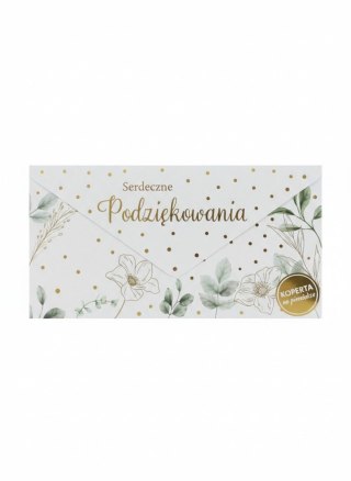 Kukartka Koperta DL Podziękowania mix Kukartka (KOP) 1 sztuk
