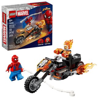Lego Klocki konstrukcyjne Marvel Spider-Man kontra Ghost Rider na motocyklu Lego (76335)