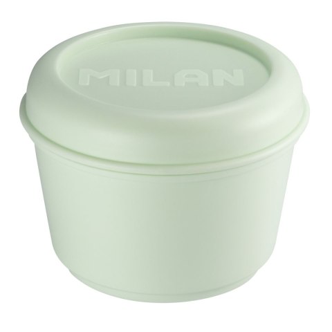Milan Śniadaniówka Pojemnik MILAN okrągły na lunch 0,25 l z zakręcaną pokrywką zielony Milan (085112GR)
