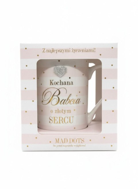 Pan Dragon Kubek wielokrotnego użytku Kubek Mad Dots-Babcia Pan Dragon (5907195303488)