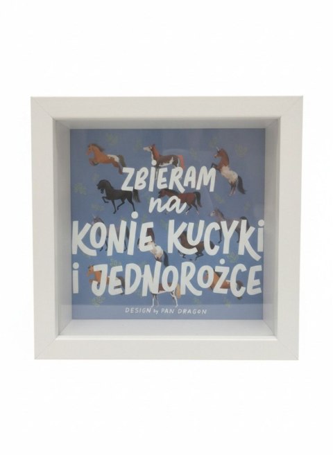 Pan Dragon Skarbonka Konie, kucyki, drewno Pan Dragon (5907195300142)