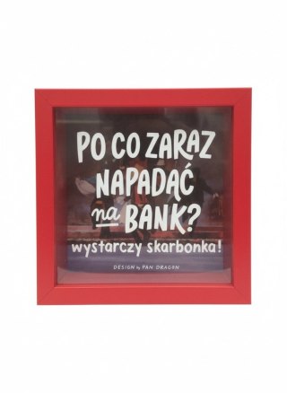 Pan Dragon Skarbonka Napadać na bank drewno Pan Dragon (5907195300173)