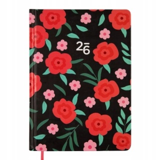 ALBI KALENDARZ TYGODNIOWY B6 kwiaty 2026