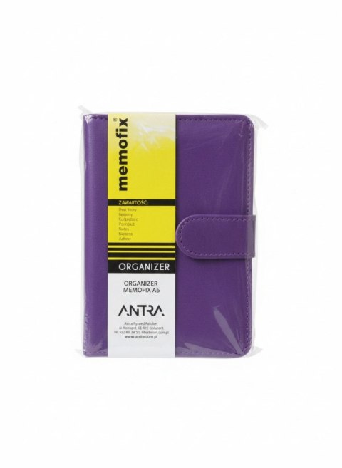 Antra Organizer A6 fiol MEMOFIX A6 fioletowy Antra (5904210086708)