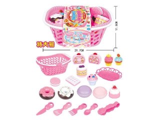 Bigtoys Artykuły kuchenne zestaw cukiernia w koszyku Bigtoys (BK2662)