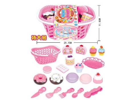 Bigtoys Artykuły kuchenne zestaw cukiernia w koszyku Bigtoys (BK2662)