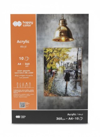 Happy Color Blok artystyczny A4 360g 10k Happy Color (HA 7836 2030-A10)