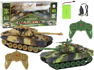 Lean Czołg Zestaw Czołgi Walczące Zdalnie Sterowane Czołg War Tank RC Bitwa Podczerwień Lean (393)