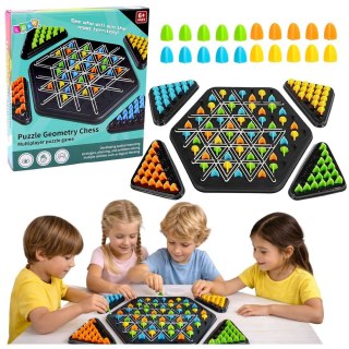 Lean Gra strategiczna Rodzinna Edukacyjna Puzzle Geometryczne Trójkąty Lean (28906)