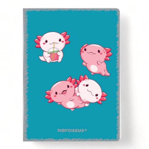 Narcissus Zeszyt A5 PP Kawaii 32k. 80g krata Narcissus