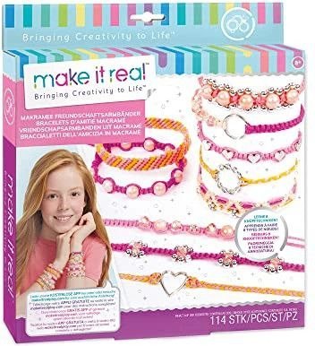 Orbico Sp. Z O.o. Bransoletka MAKE IT REAL Zestaw do tworzenia bransoletek Macrame Friendship Bracelets Orbico Sp. Z O.o. (1318)