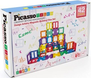 Orbico Sp. Z O.o. Klocki magnetyczne PICASSO TILES Zestaw 42 Elementy Orbico Sp. Z O.o. (PT42)