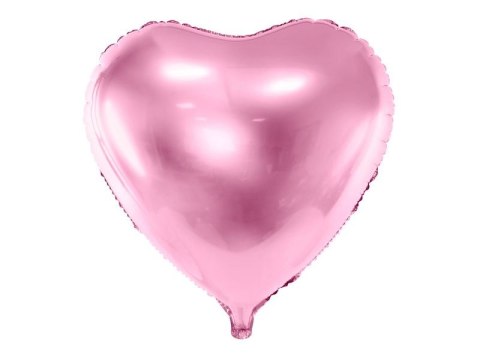 Partydeco Balon foliowy Serce, 61cm, jasny różowy 24cal Partydeco (FB23M-081J)