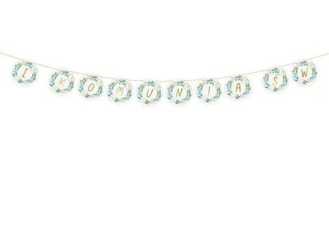 Partydeco Baner I Komunia Św. 2m Partydeco (GRL103)