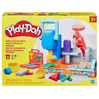 Playdoh Masa plastyczna dla dzieci Ciastolina Kolorowy warsztat Zestaw z akcesoriami mix Playdoh (F9141)