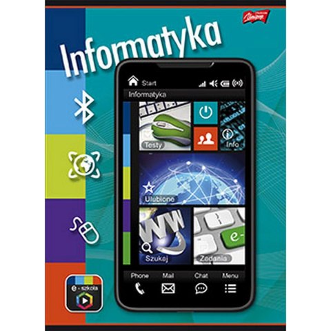St.Majewski Zeszyt tematyczny A5 INFORMATYKA 60k. krata St.Majewski (5904149003340)