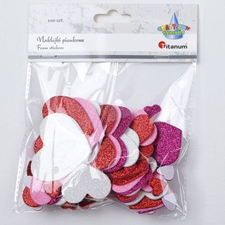 Titanum Naklejka (nalepka) Craft-Fun Series Piankowe serca Titanum (25HY0904-13)