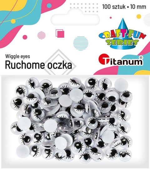 Titanum Oczka Craft-Fun Series 10mm 100 szt Titanum (ORZ003)