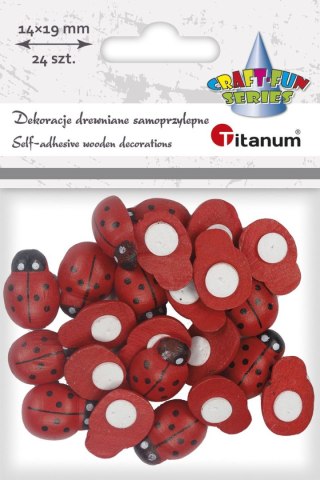 Titanum Ozdoba drewniana Craft-Fun Series biedronki Titanum (EE16)