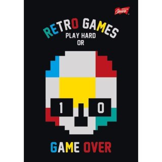 Unipap Zeszyt A5 Gamer z lakierem miejscowym 60k. 70g krata Unipap