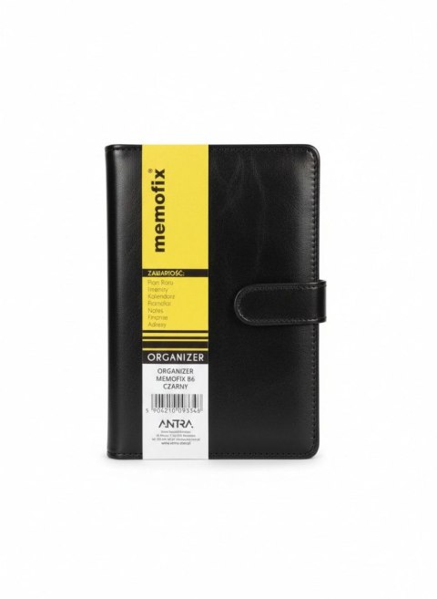 Antra Organizer MEMOFIX KIESZONKA CZARNY [mm:] 190x125 Antra (B6)