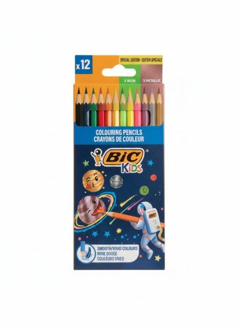 Bic Kredki ołówkowe COSMO eco 3086124125055 12 kol. Bic (301839)