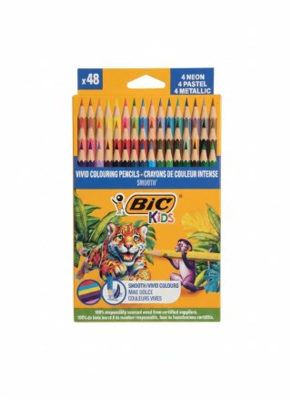 Bic Kredki ołówkowe eco 3086124142083 48 kol. Bic (303184)