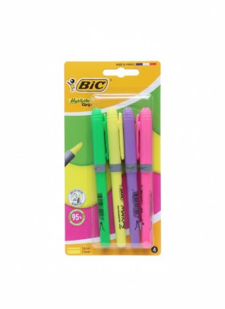 Bic Zakreślacz GRIP 4szt wkład mix Bic (302790)