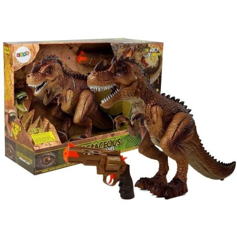 Lean Figurka Ruchomy Dinozaur Tyranozaur Para Wodna Pistolet Dźwięk Światła Lean (7738)