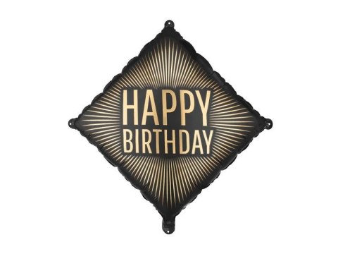 Partydeco Balon foliowy Happy Birthday, 46x46 cm Partydeco (FB364)