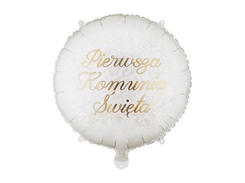 Partydeco Balon foliowy Pierwsza komunia święta 18cal Partydeco (FB358)