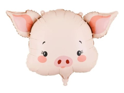 Partydeco Balon foliowy Świnka, 61x36 cm Partydeco (FB368)