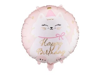 Partydeco Balon foliowy pastylka kotek 18cal Partydeco (FB361)