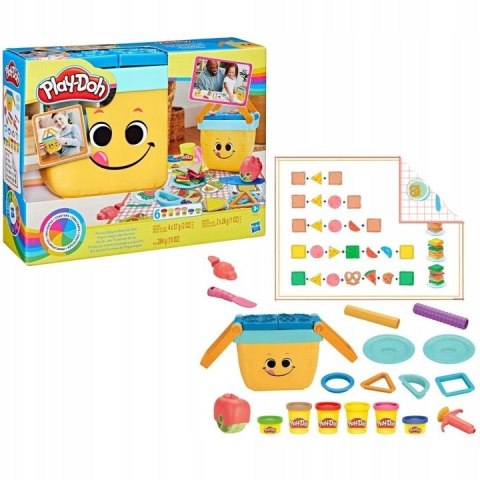 Playdoh Masa plastyczna dla dzieci Ciastolina Zestaw Piknikowe kształty mix Playdoh (F6916)