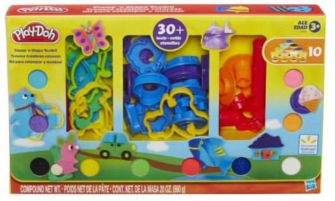 Playdoh Masa plastyczna dla dzieci Ciastolina zestaw z kształtami i stemplami mix Playdoh (A9305)