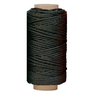 Tierra Sznurek ozdobny, czarny 50 mb, 10 dag 100g 50m Tierra