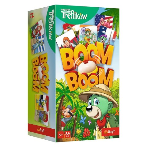 Trefl Gra planszowa Rodzina Treflików Boom Boom Trefl (02822)