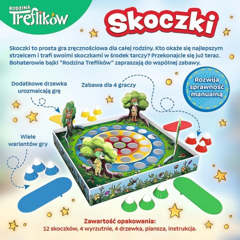 Trefl Gra planszowa Rodzina Treflików Skoczki Trefl (02820)