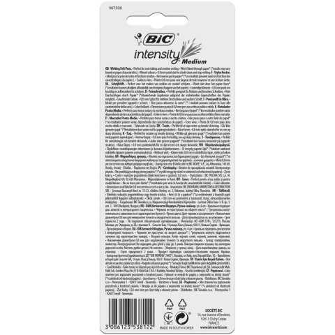 Bic Cienkopis Medium wkład mix 1,0mm 4kol. Bic (964824)
