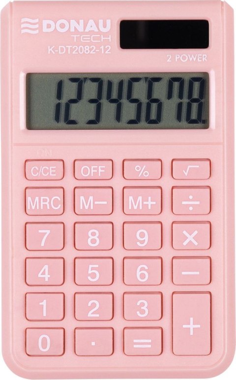 Donau Tech Kalkulator kieszonkowy morelowy Donau Tech (K-DT2082-12)