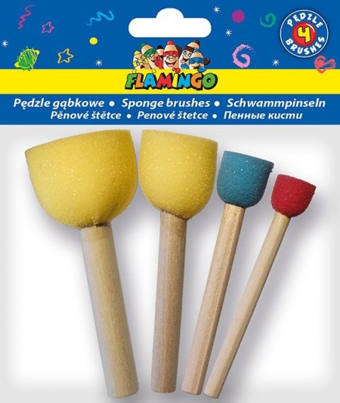 Flamingo Pędzel drewniany uchwyt Flamingo (SR-B3)