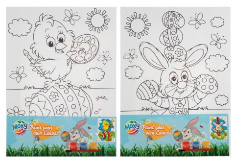 Grafix Zestaw kreatywny dla dzieci Płótno Wielkanocne 20x15cm Grafix (094397)