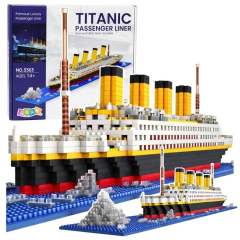 Lean Klocki konstrukcyjne Statek Titanic Model Statku 3D 1878 el. Lean (28740)