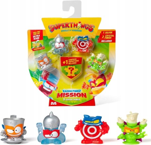 Orbico Sp. Z O.o. Figurka SUPER THINGS KAZOOM POWER MISSION 5 pak Orbico Sp. Z O.o. (PST16B512IN00)