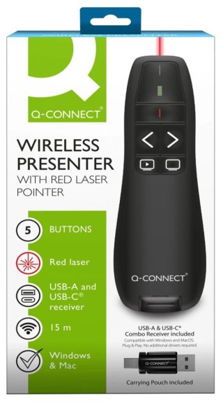 Q-Connect Wskaźnik laserowy 5-przyciskowy Q-Connect (KF11029)