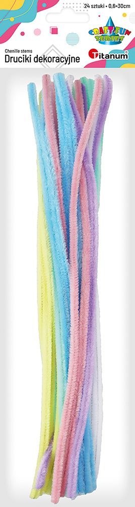 Titanum Drucik Craft-Fun Series kreatywny kolor: mix 300mm 24 szt Titanum (25YDD0903)