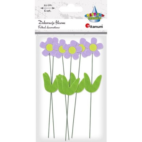 Titanum Ozdoba filcowa Craft-Fun Series Titanum (BJ25091119 Purple)
