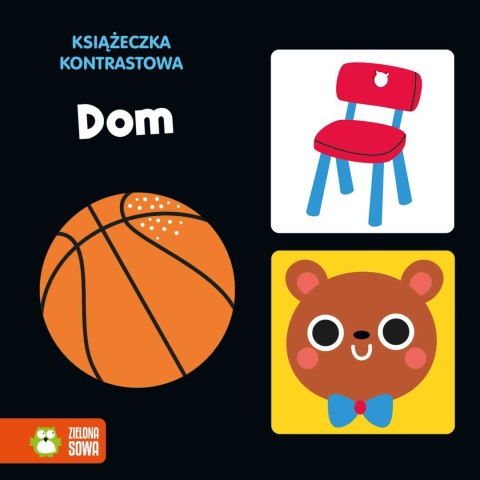 Zielona Sowa Książka dla dzieci Książeczka kontrastowa. Dom Zielona Sowa