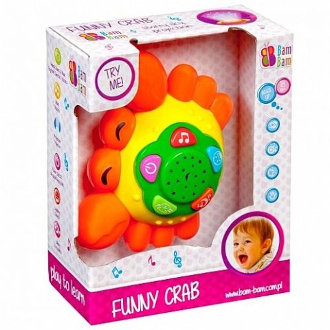 Bam Bam Zabawka dźwiękowa KRAB Bam Bam (359912)