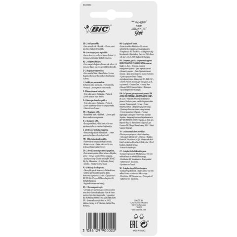 Bic Wkład do długopisu Atlantis wkład niebieski Mmm Bic (8924099)